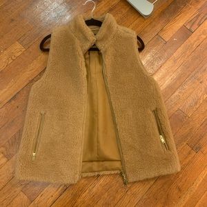 jcrew teddy vest